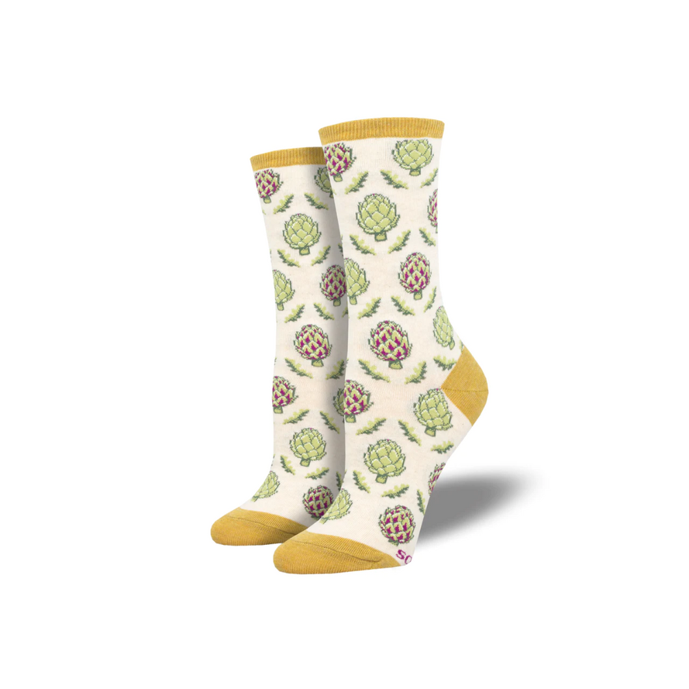 Socksmith Okie Dokie Artichokie - Ivory Heather