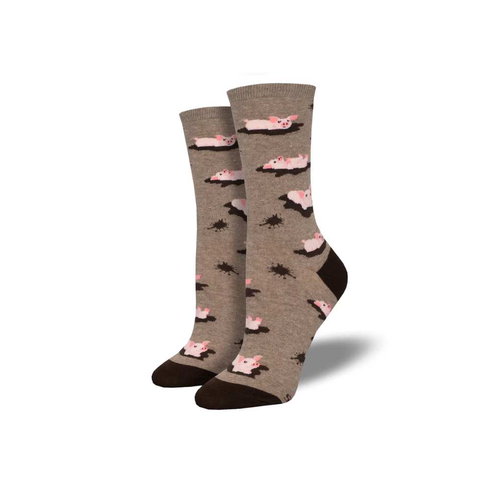 Socksmith Pig Out - Brown Heather