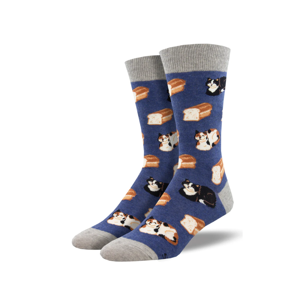 Socksmith Cat Loaf - Denim Heather