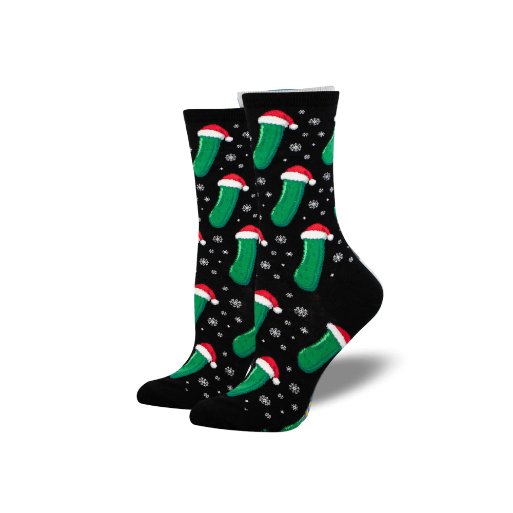 Socksmith Christmas Pickle - Black