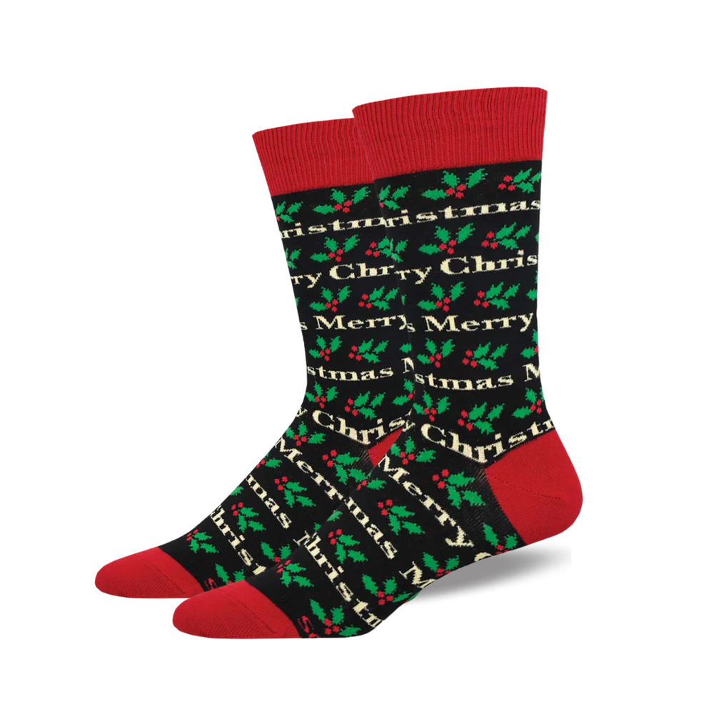 Socksmith Merry Christmas - Black