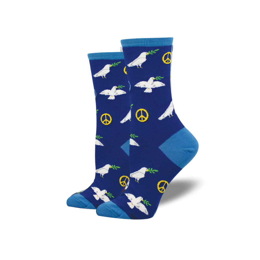 Socksmith Peace Dove - Navy