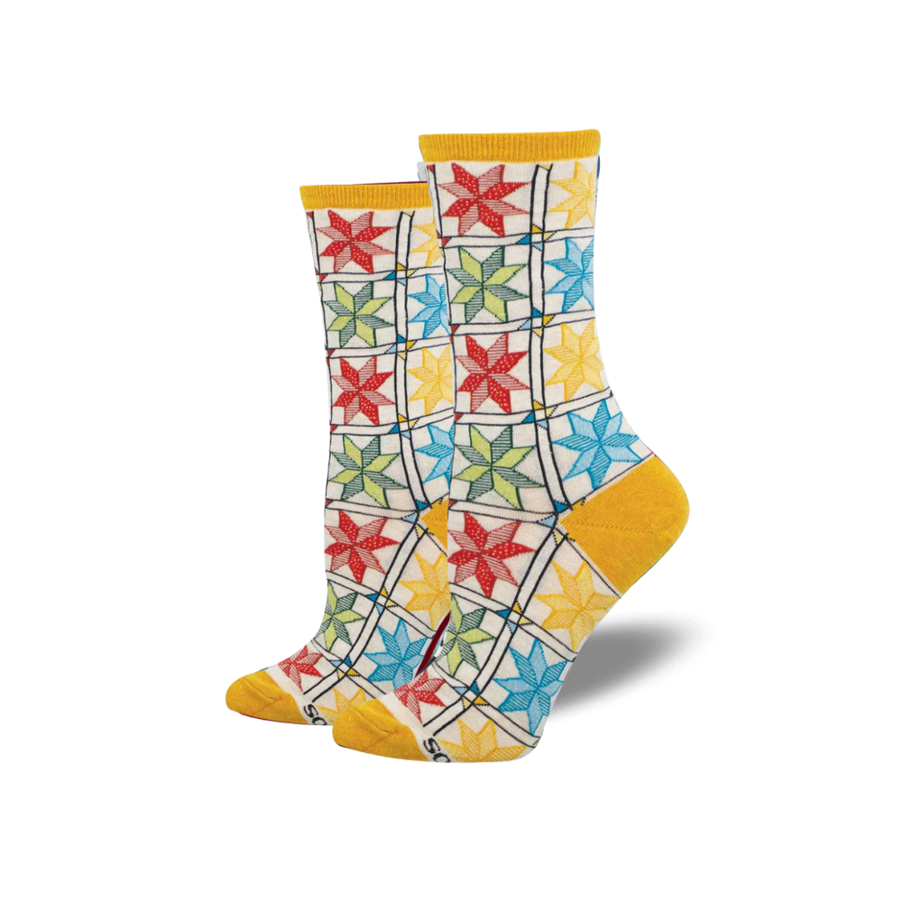 Socksmith Quilting Pattern - Ivory Heather