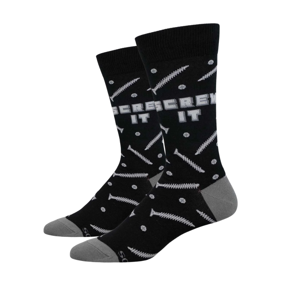 Socksmith Screw It! - Black
