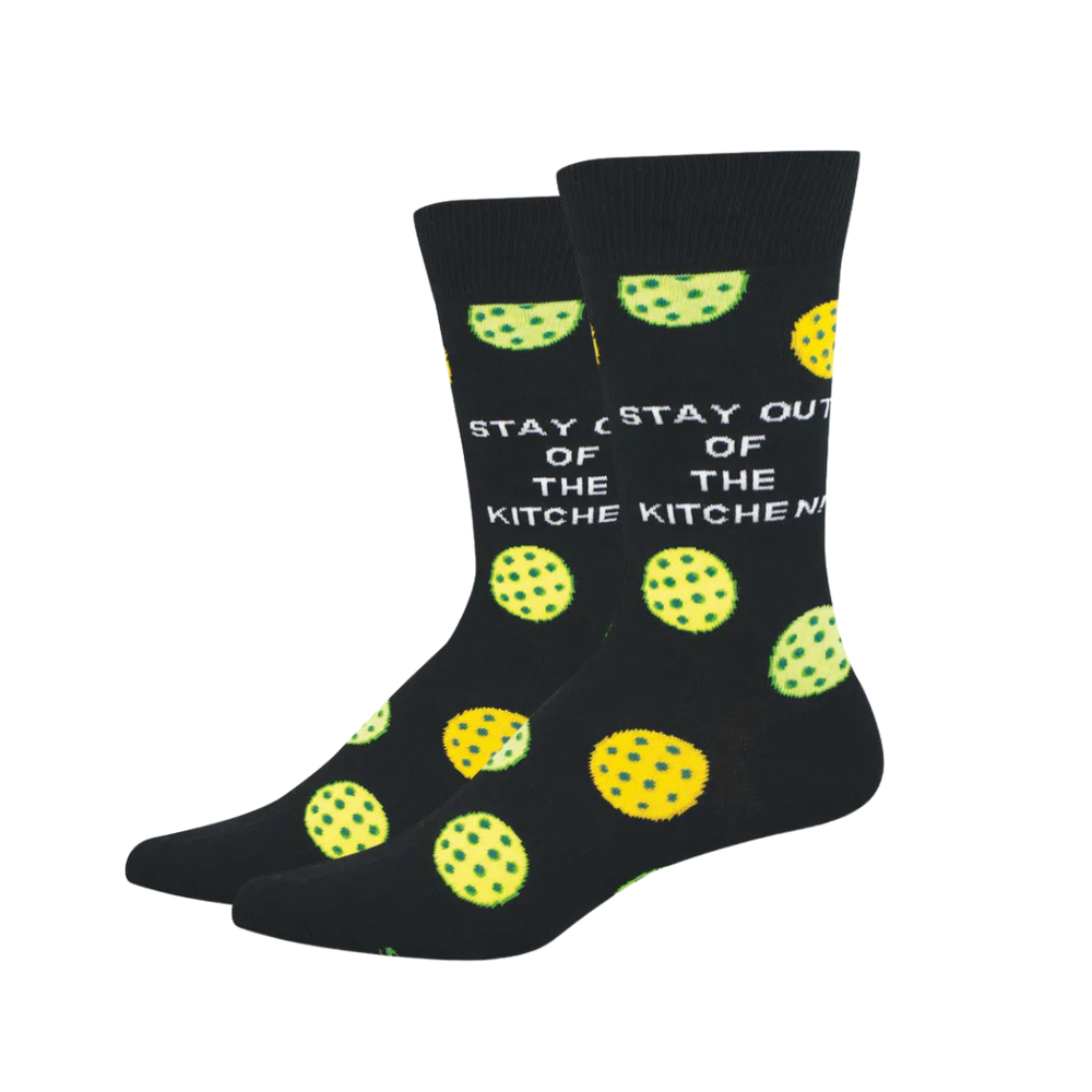 Socksmith Stay Out of the Kitchen - Black