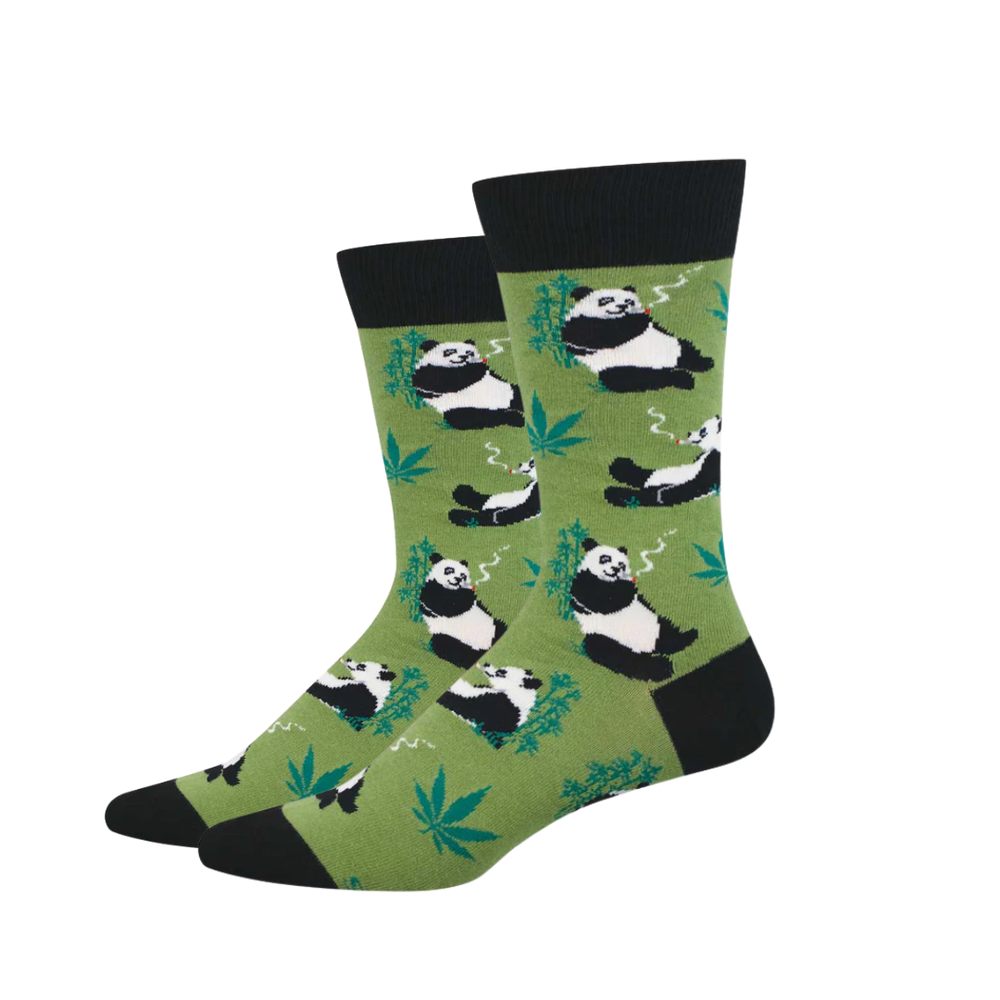 Socksmith Stoner Pandas - Green