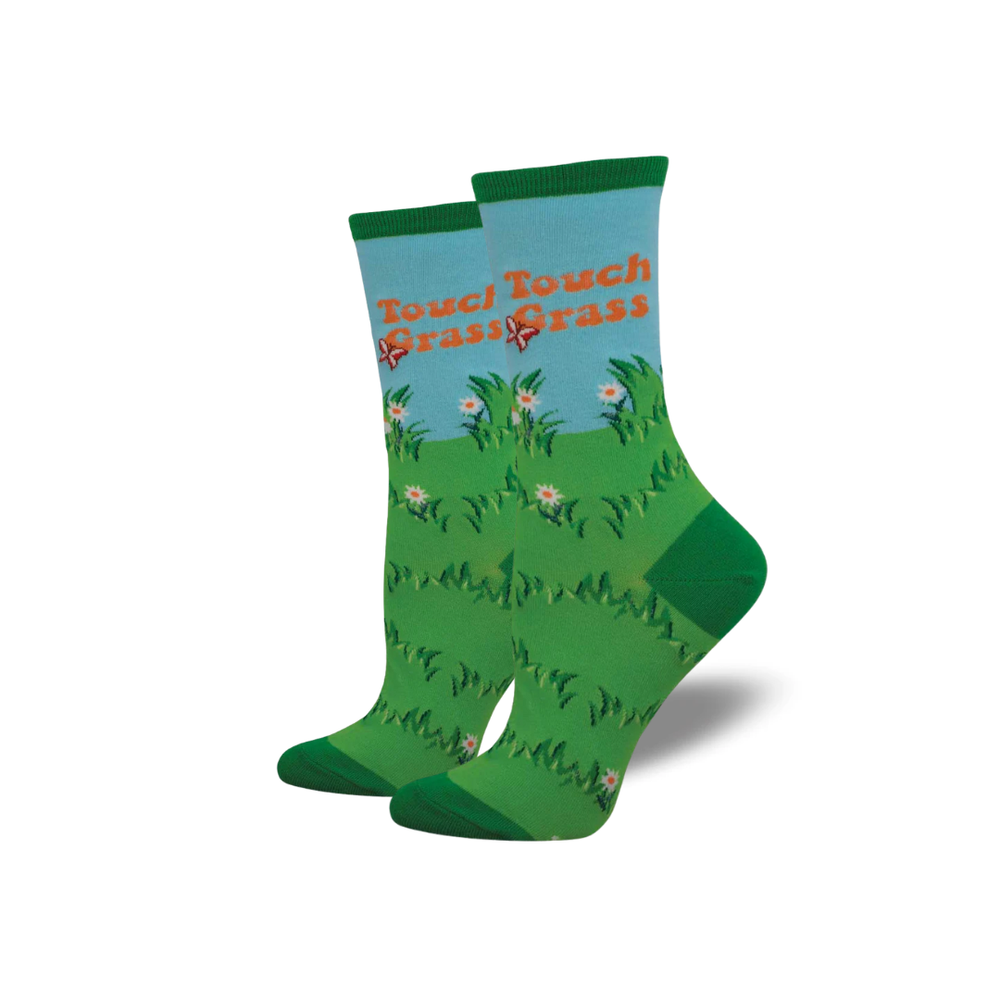Socksmith Touch Grass - Green