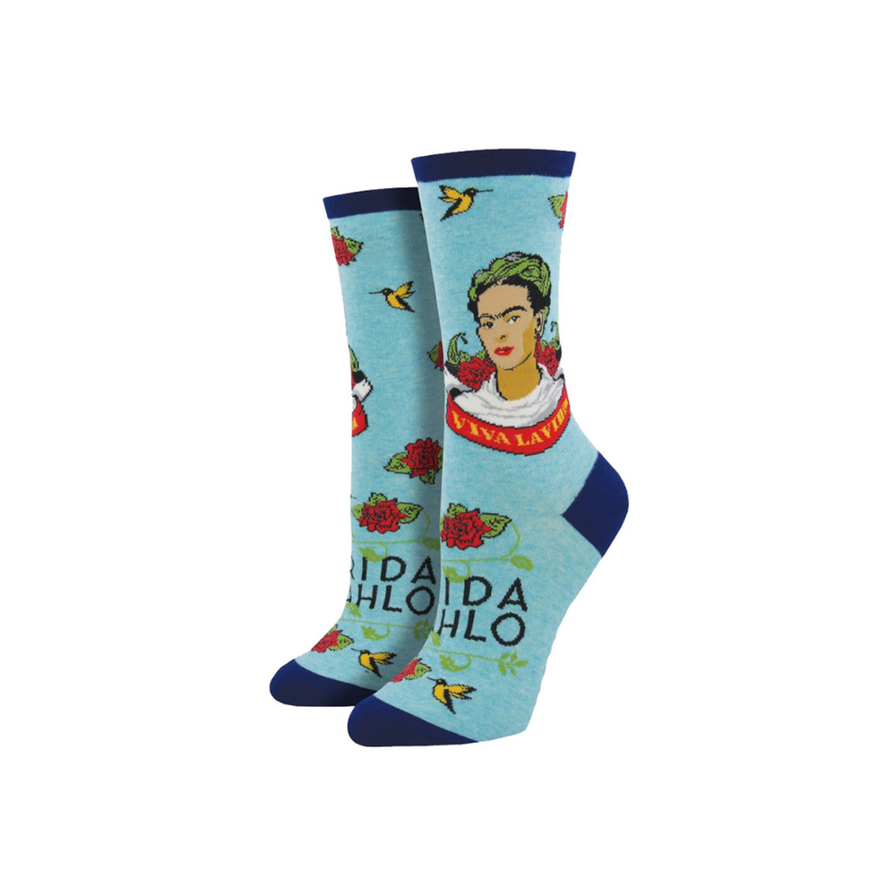 Socksmith Viva La Frida - Sky Blue Heather