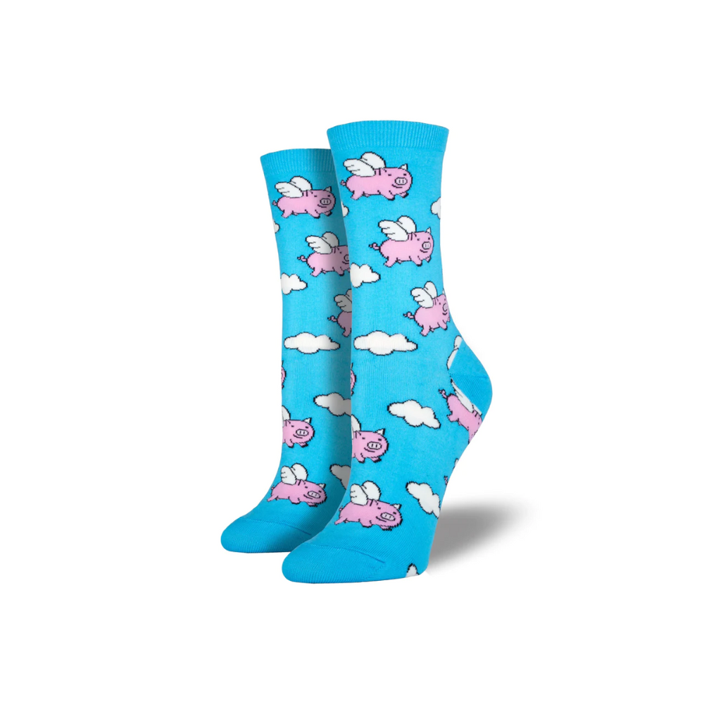 Socksmith When Pigs Fly - Sky Blue