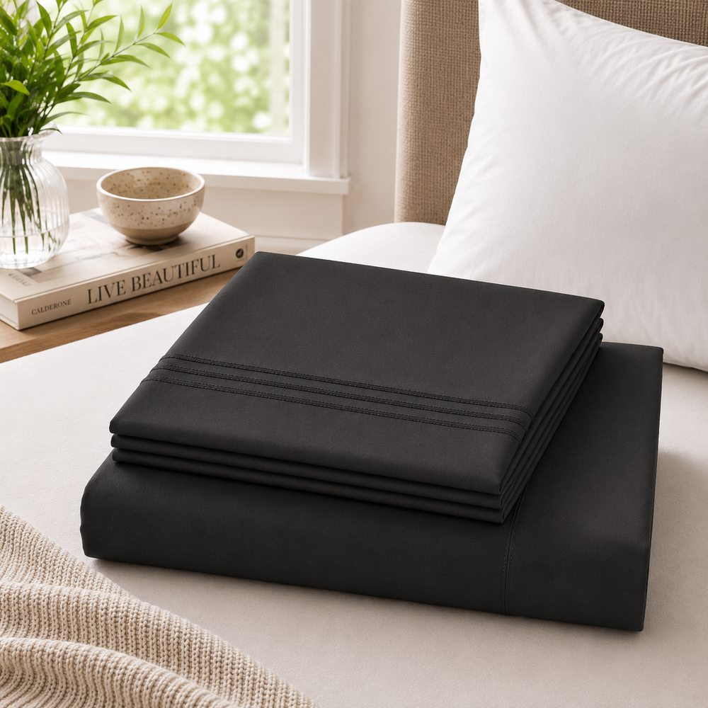 Solid Sheet Set - Black