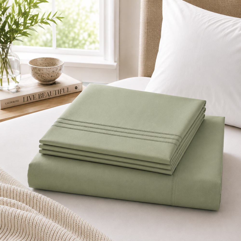 Solid Sheet Set - Sage