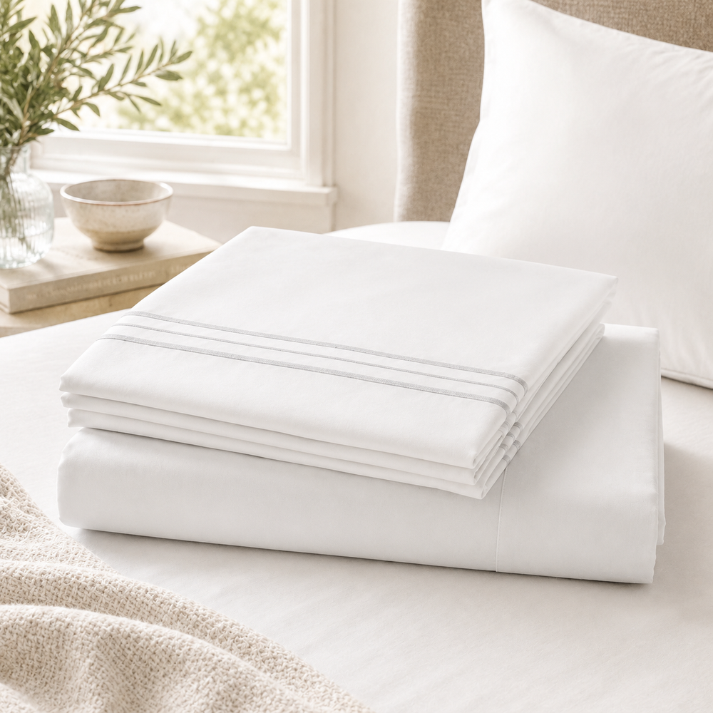 Solid Sheet Set - White