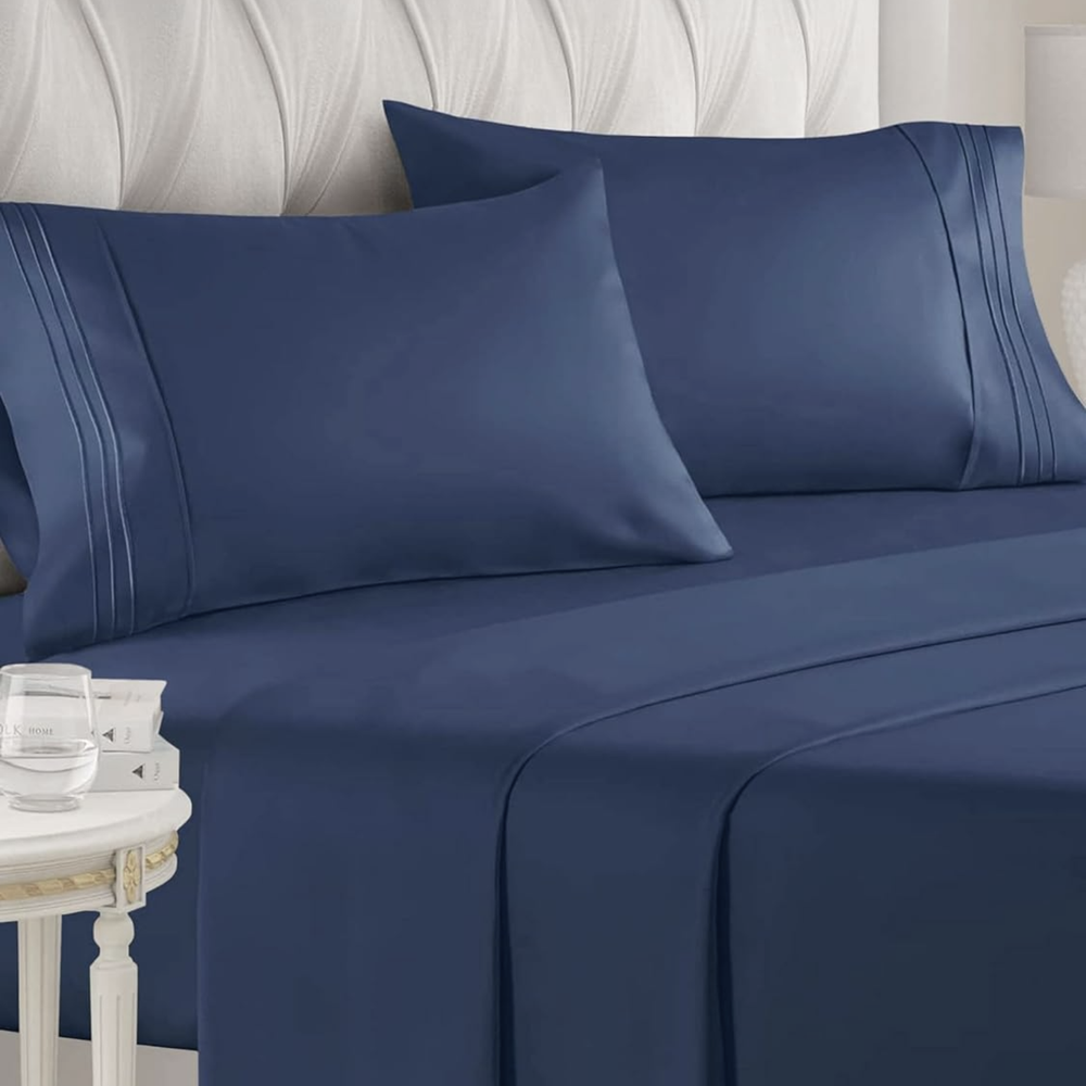 Solid Sheet Set - Navy