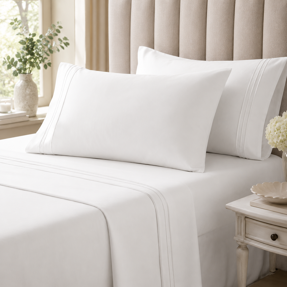 Solid Sheet Set - White
