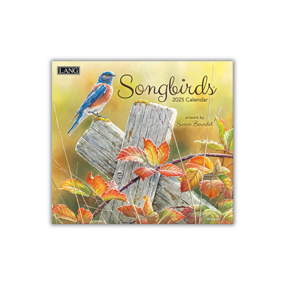 Lang 2025 Calendar - Songbirds