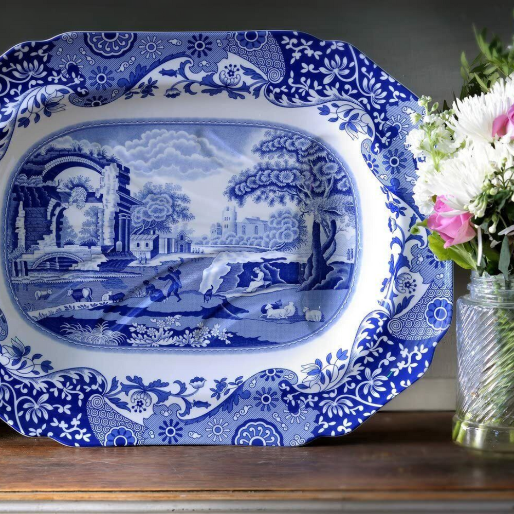 Spode Blue Italian 14" platter