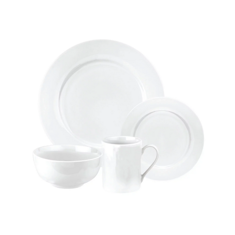 Spode Home Pearl White 16 Piece Dinner Set