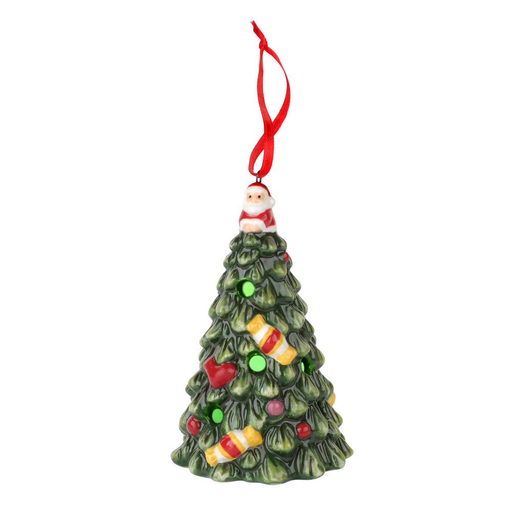 Spode Christmas Tree LED Multicolour Tree Ornament