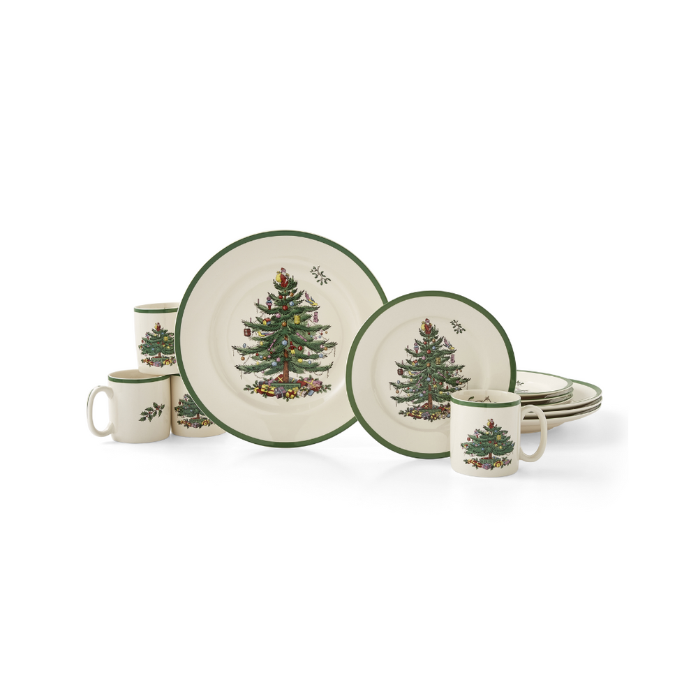 Spode Christmas Tree 12pc Dinner Set