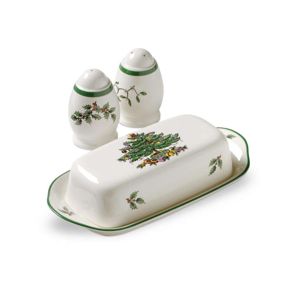 Spode Christmas Tree Hostess Set