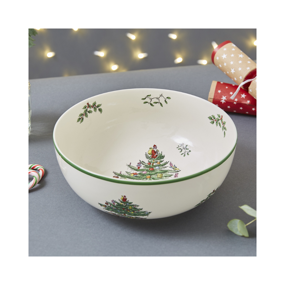 Spode Christmas Tree Round Bowl 10"