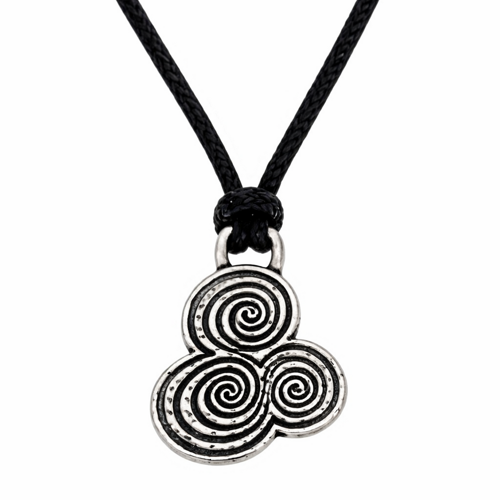 St Justin New Grange Spiral Pendant