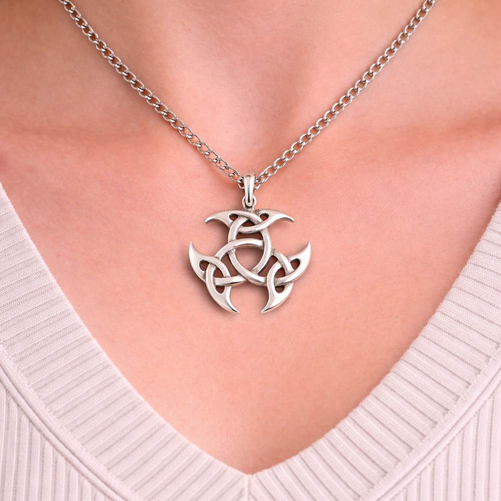 St Justin Tribal Trefoil Pendant
