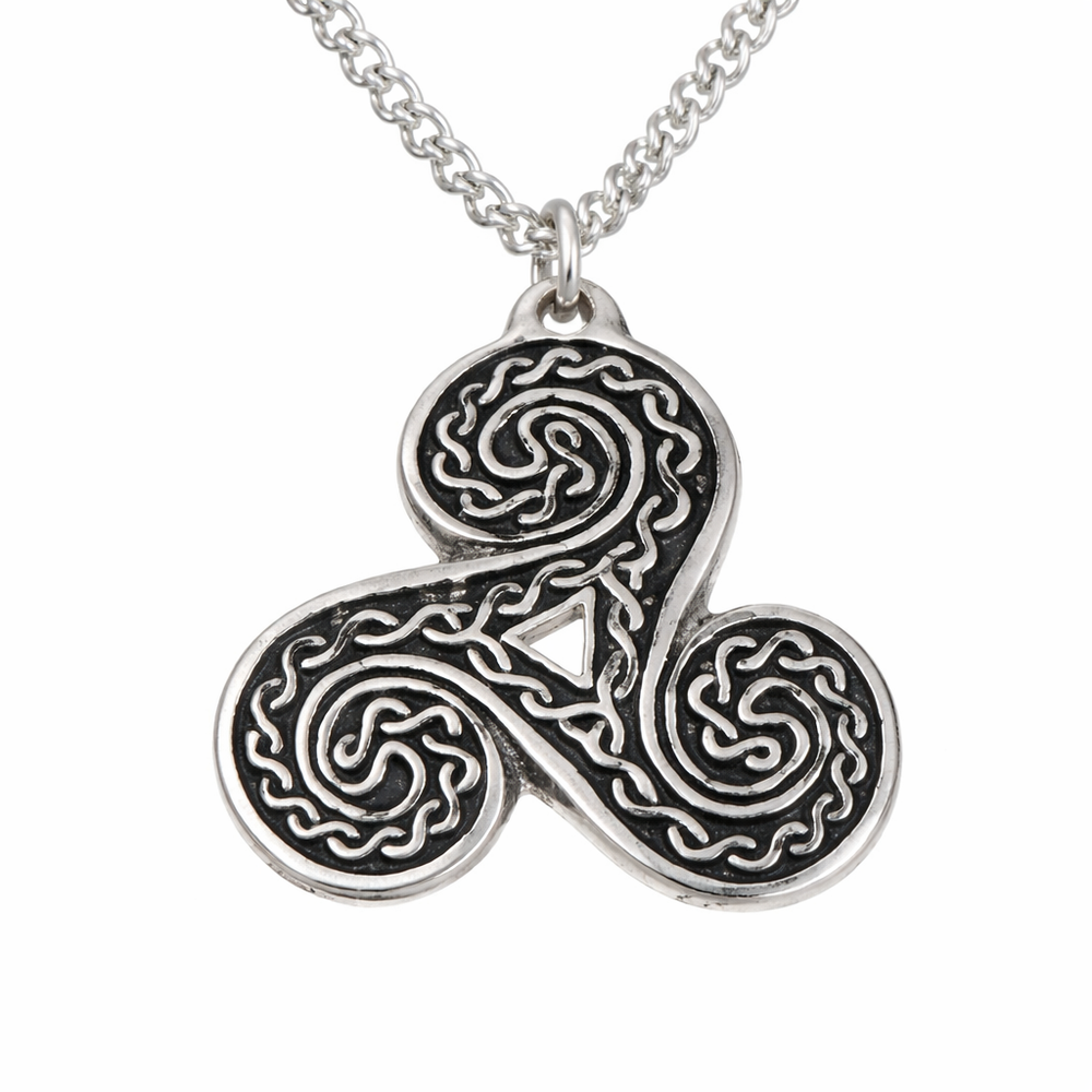 St Justin Triscele Ribbon Pendant