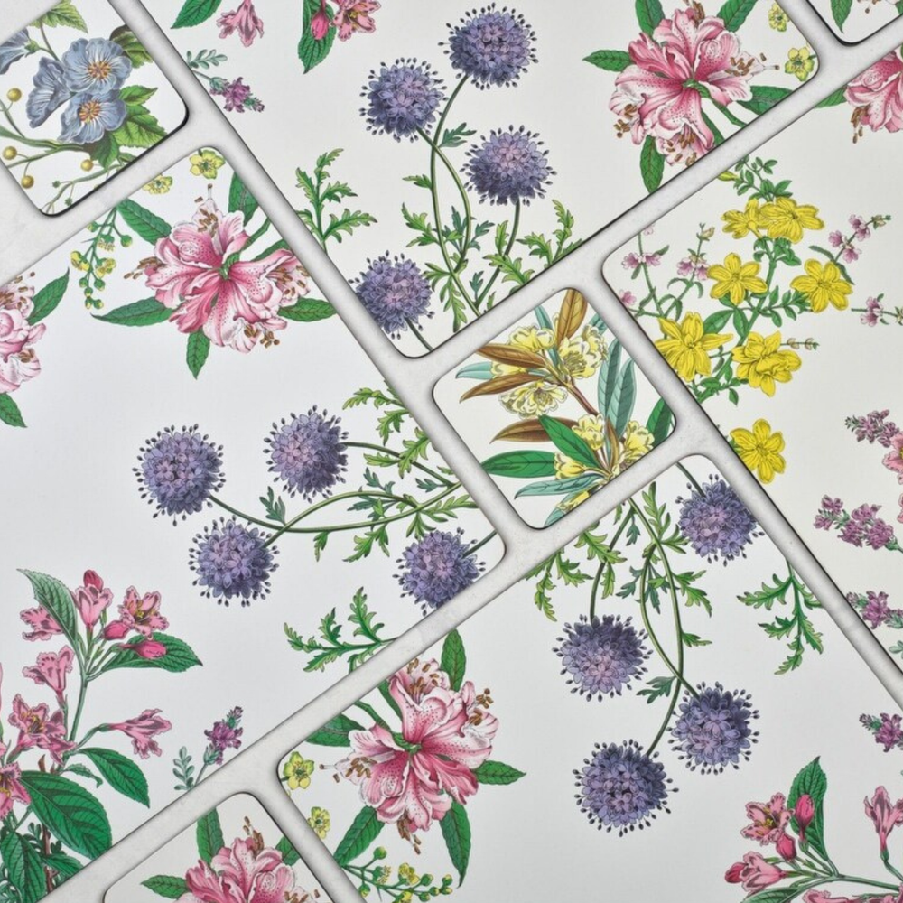 Stafford Blooms Coasters - Set of 6