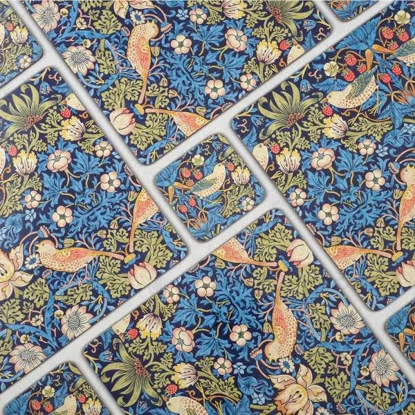 Table Linen & Mats | William Morris Pure Strawberry Thief Placemats And