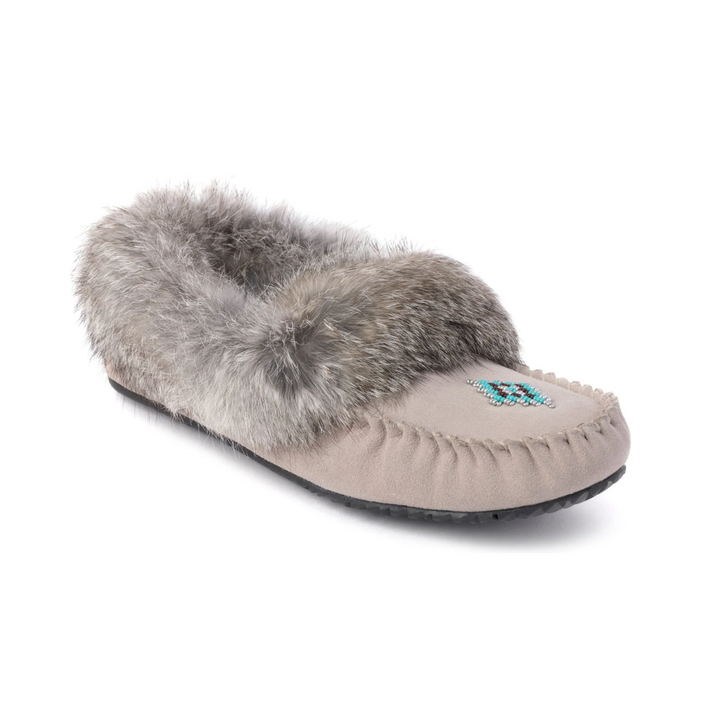 Manitobah Mukluks Street Suede Moccasin Cloud Grey