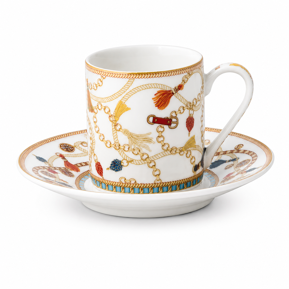 Studio 1811 Cheval Cup & Saucer