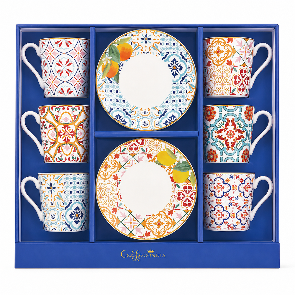 Studio 1811 Espresso Cups & Saucer Siracusa