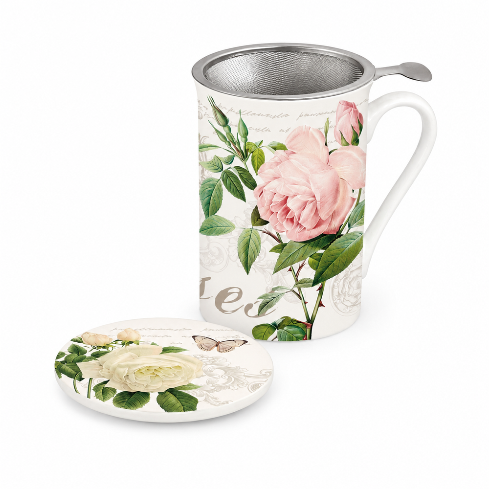 Studio 1811 Jardin Botanique Tea Mug with Infuser