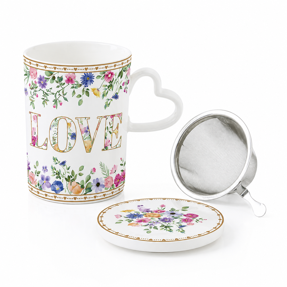 Studio 1811 Mon Amour Tea Infuser Set