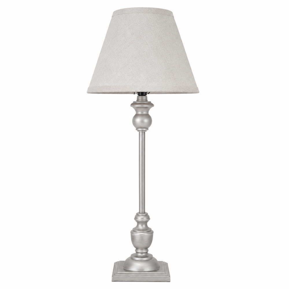 Bowring Stockholm Silver 27"H Buffet Lamp