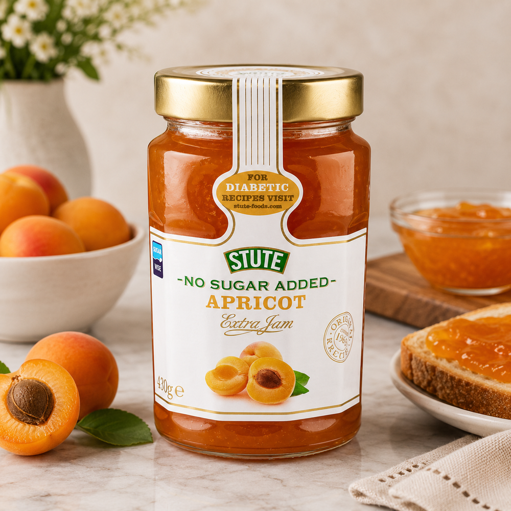 Stute Diabetic No Added Sugar Apricot 430g
