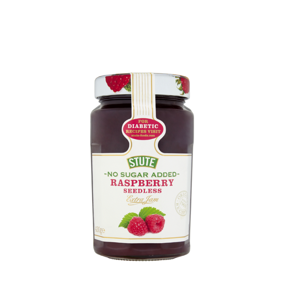 Stute Diabetic No Sugar Added Raspberry Seedless Jam 430g