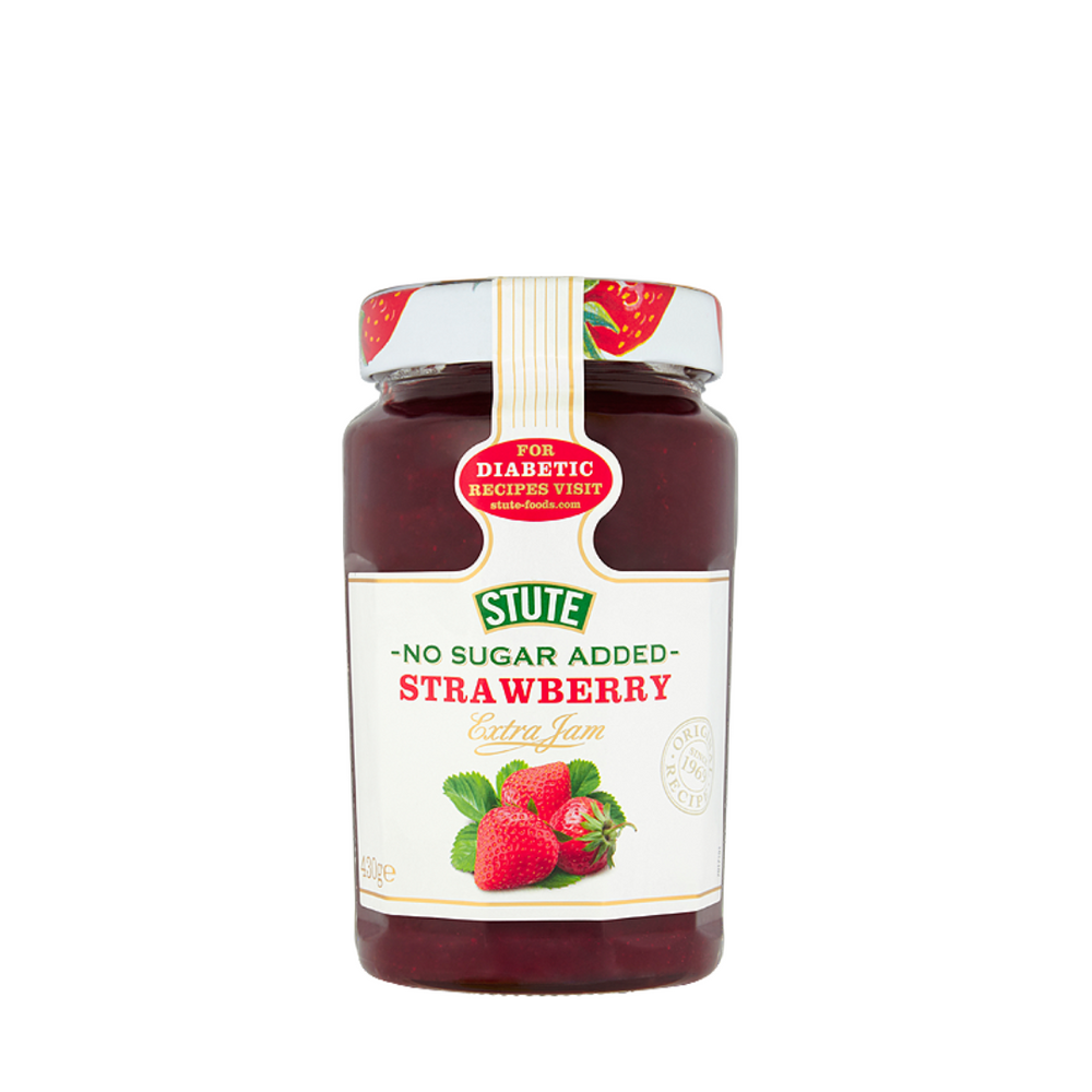 Stute Diabetic No Sugar Added Strawberry Jam 430g