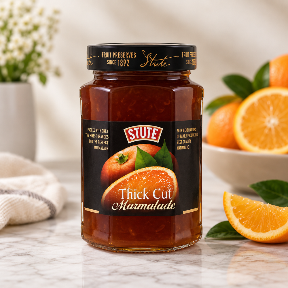Stute Regular Thick Cut Orange Extra Marmalade 340g