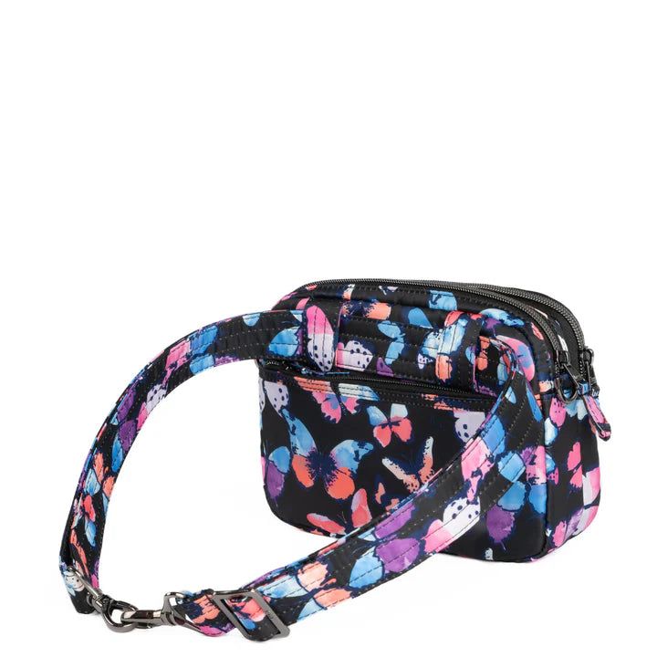 Lug Black Super Coupe 2 Convertible - Watercolor Butterflies