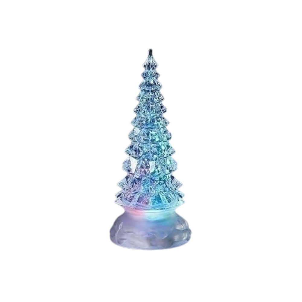 Tree Swirl - Tricolor Glitter Tree