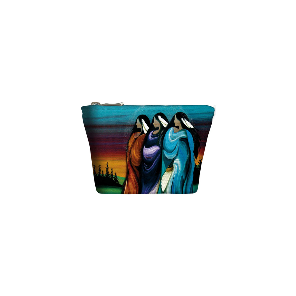 Indigenous Art Coin Purse Three Sisters