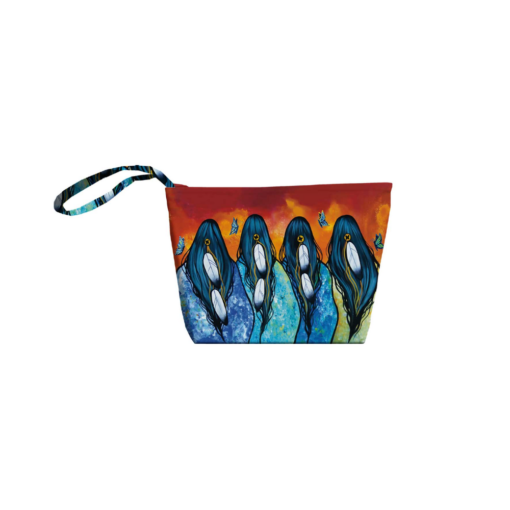 Indigenous Art Small Tote Tobacco Women
