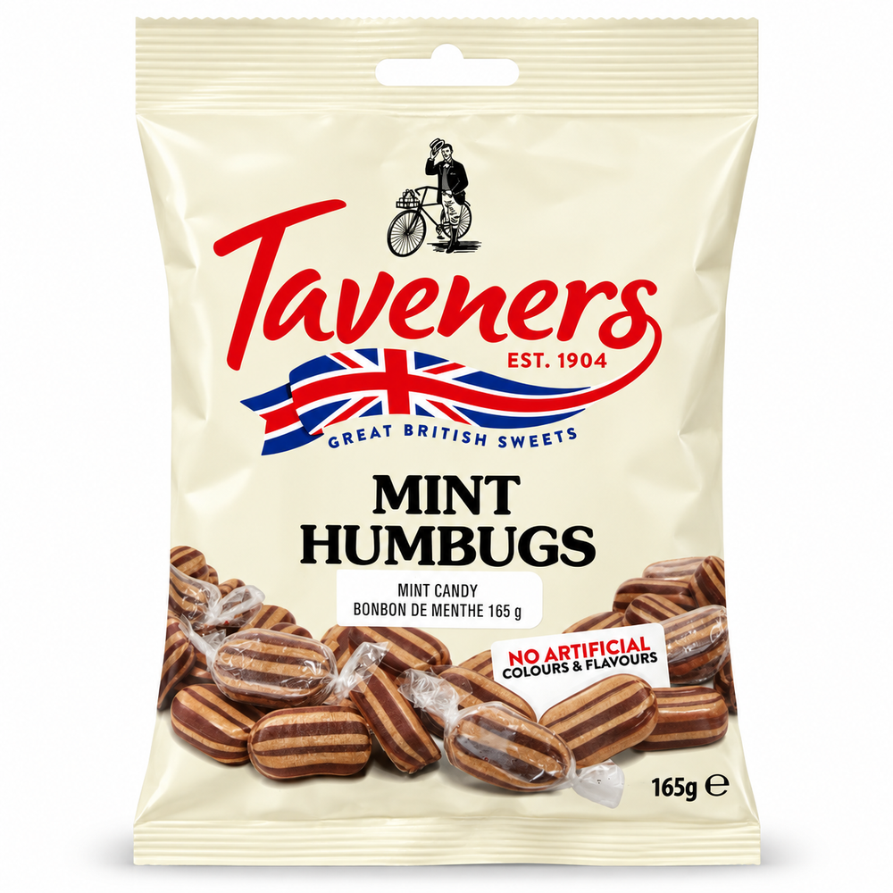 Tavener's Mint Humbugs 165g