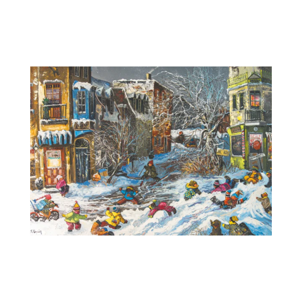 Pauline Paquin 1000 Piece Puzzle-The First Snowstorm