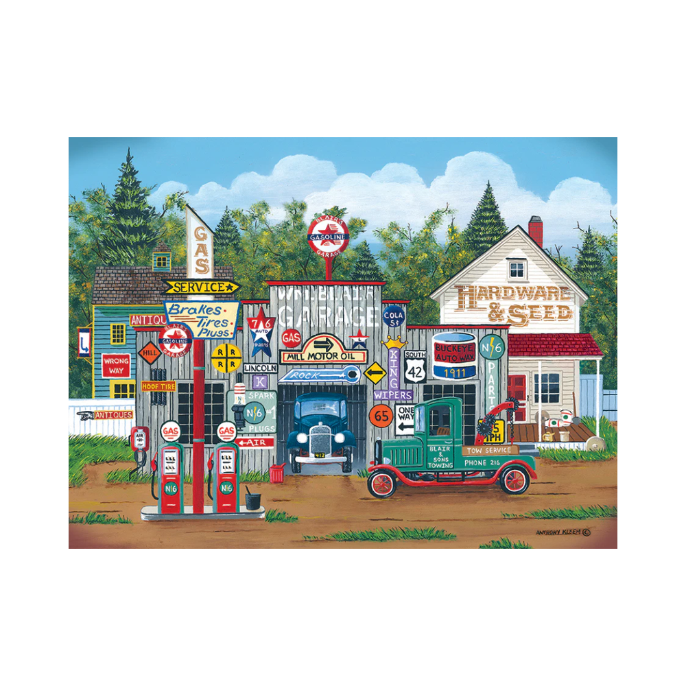 Cobble Hill Puzzles - The Ol' Roadside Garage