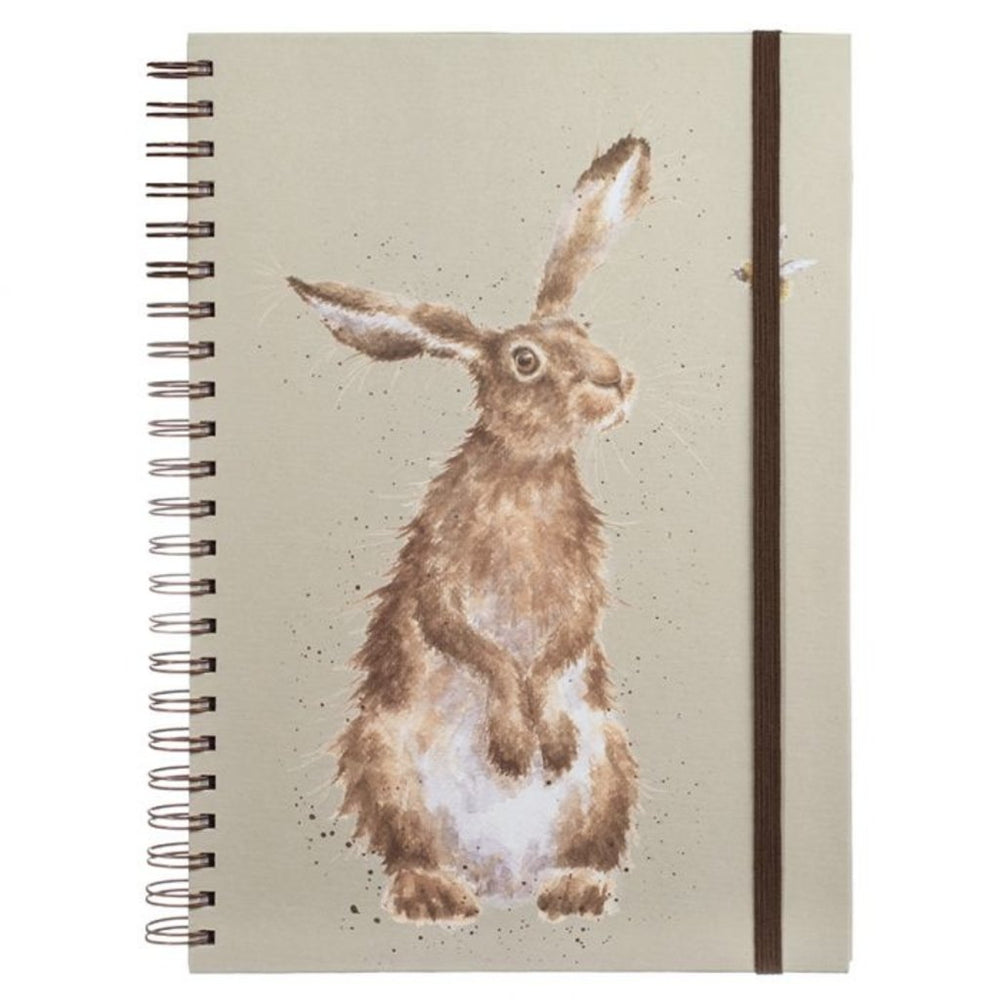 'The Hare & The Bee' Large Spiral Bound Journal