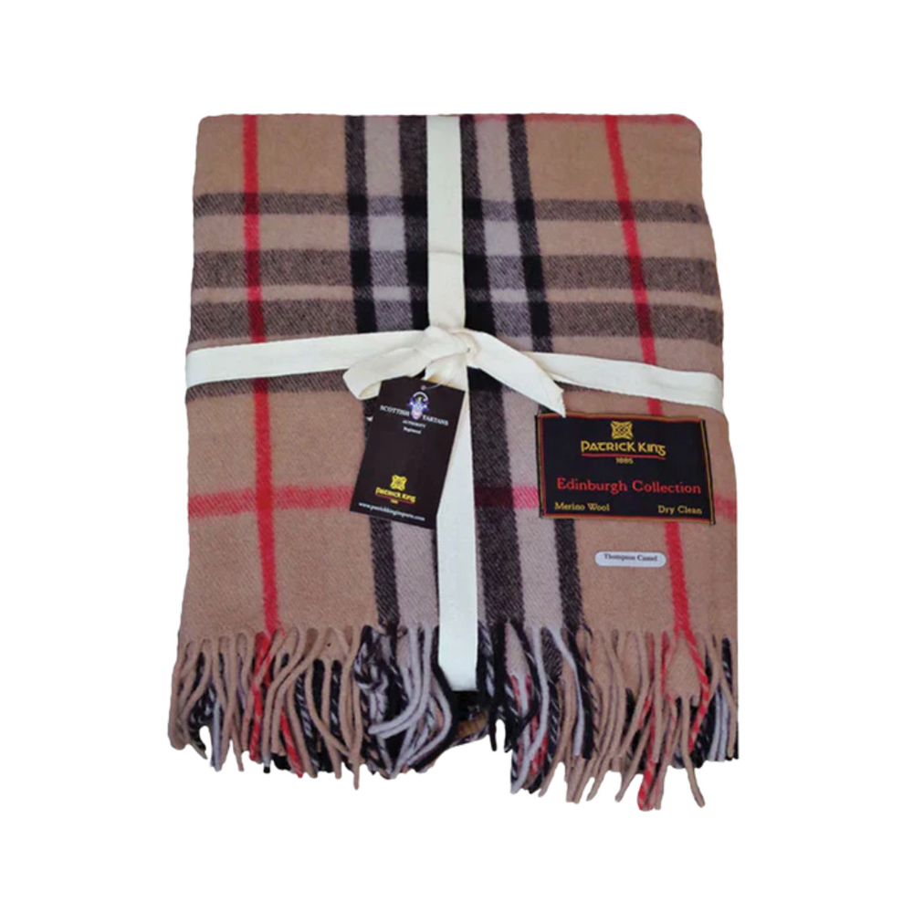 Thompson Camel Deluxe Wool Blanket