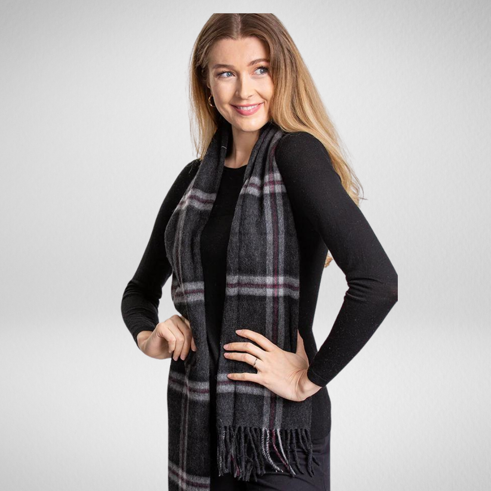 Thompson Charcoal - Lambswool Scarf